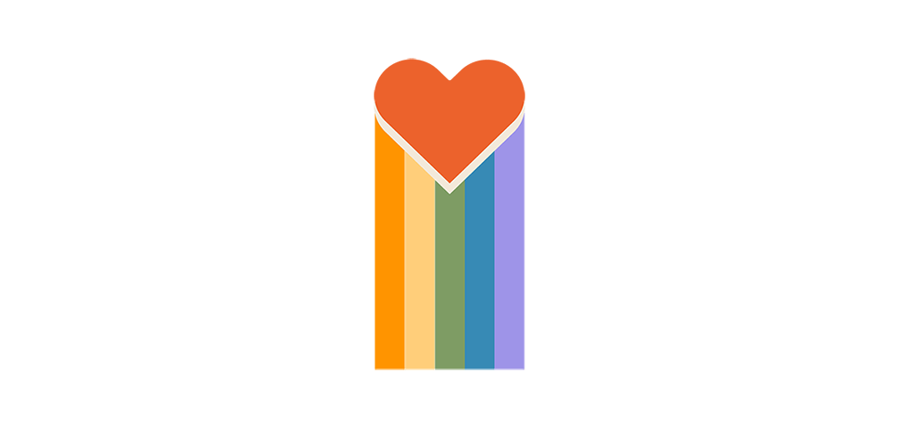 Bleeding Rainbow Heart - LGBTPride.com