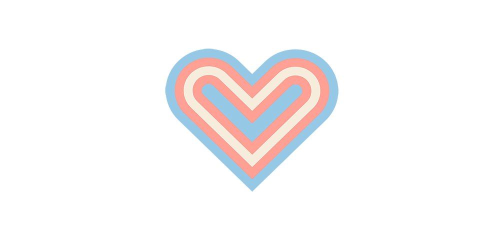 Transgender Pride Heart - LGBTPride.com