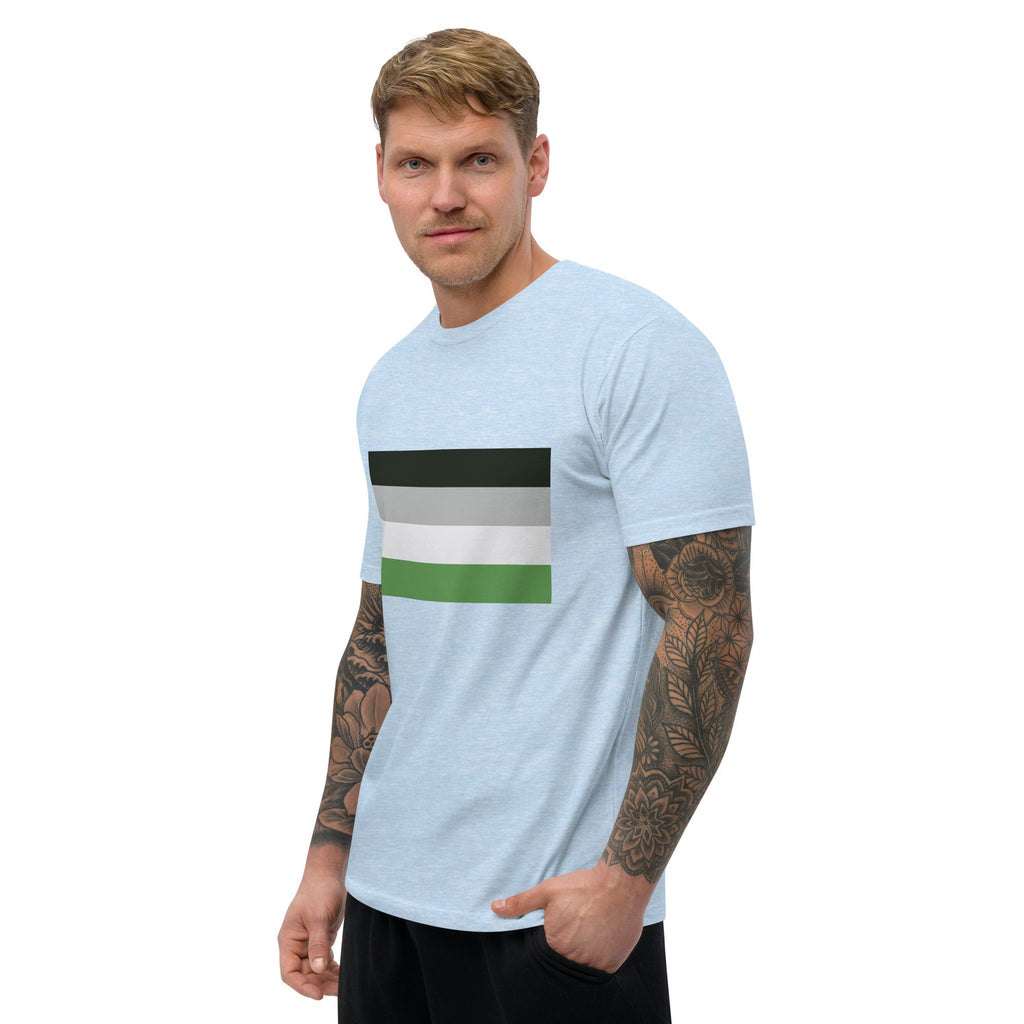 Androphilia Pride Flag Men's T-shirt - Light Blue - LGBTPride.com