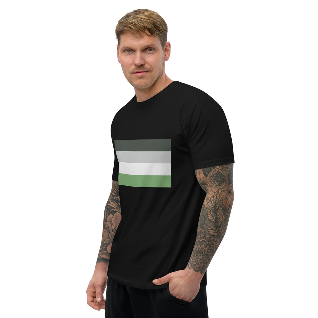 Androphilia Pride Flag Men's T-shirt - Black - LGBTPride.com