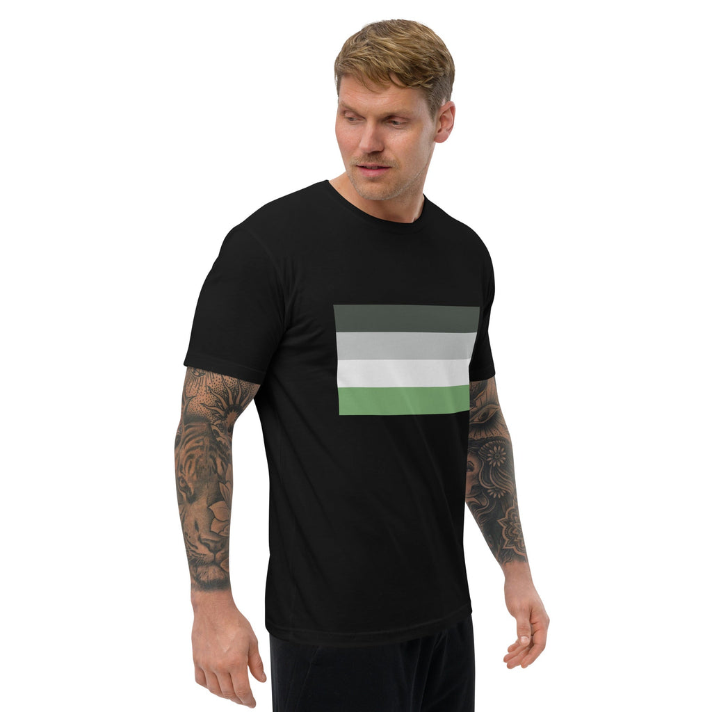 Androphilia Pride Flag Men's T-shirt - Black - LGBTPride.com