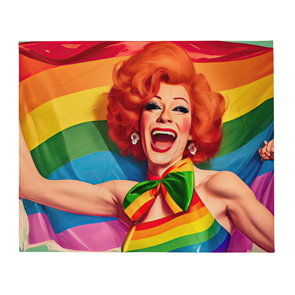 Anna Mission Drag Blanket - 50″×60″ - LGBTPride.com