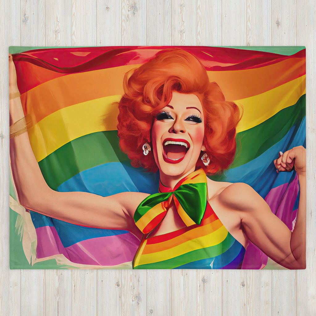 Anna Mission Drag Blanket - 60″×80″ - LGBTPride.com