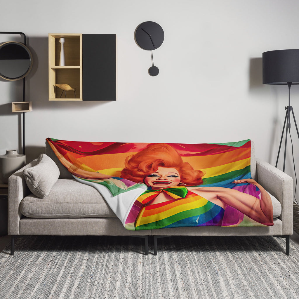 Anna Mission Drag Blanket - 60″×80″ - LGBTPride.com
