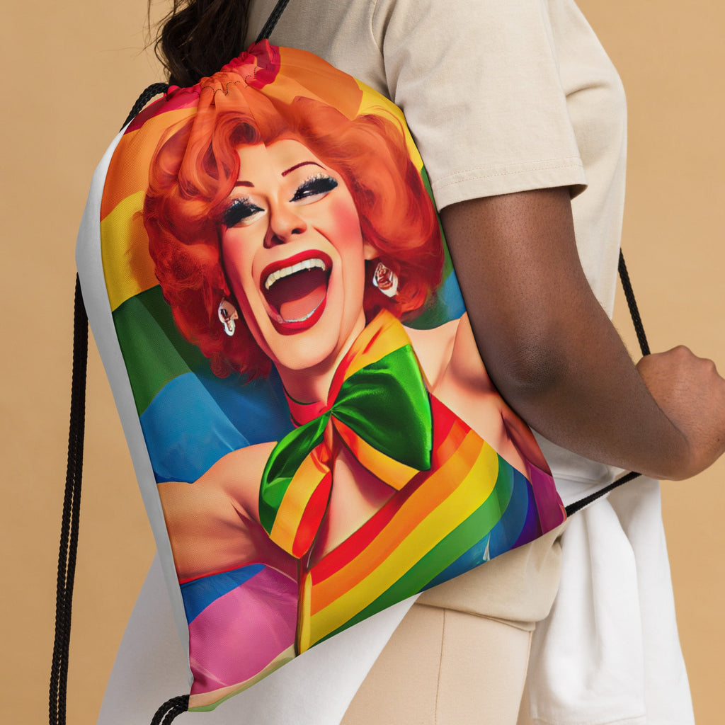 Anna Mission Drawstring Drag Bag - LGBTPride.com