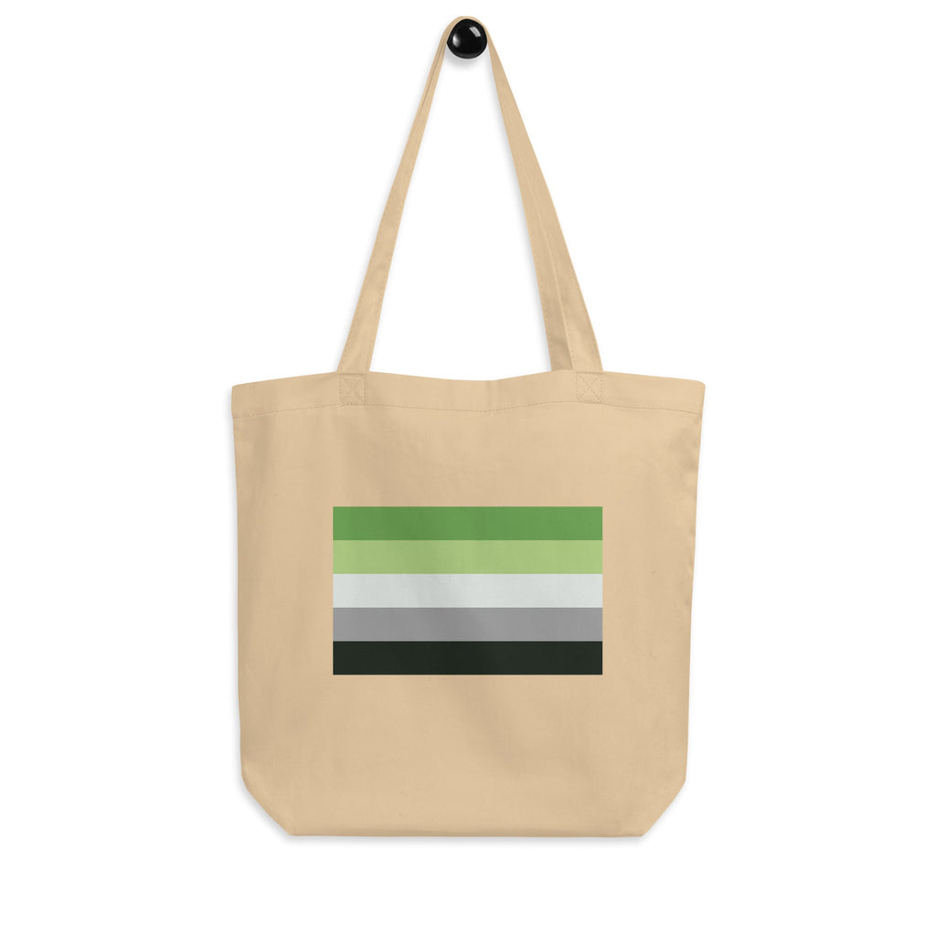 Aromantic - Eco Tote Bag - Oyster - LGBTPride.com