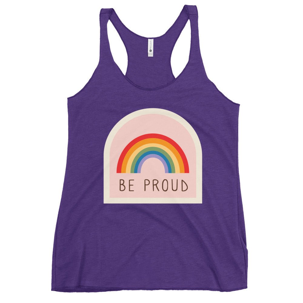 Be Proud Women's Tank Top - Purple Rush - LGBTPride.com