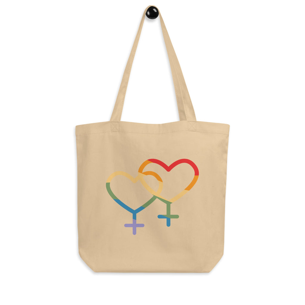 F4F Love - Eco Tote Bag - Oyster - LGBTPride.com