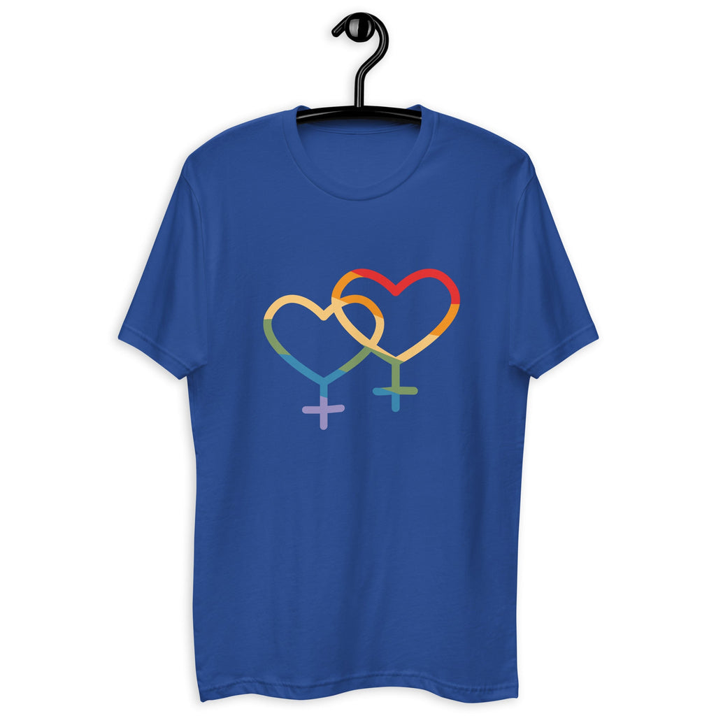 F4F Love Men's T-Shirt - Royal Blue - LGBTPride.com