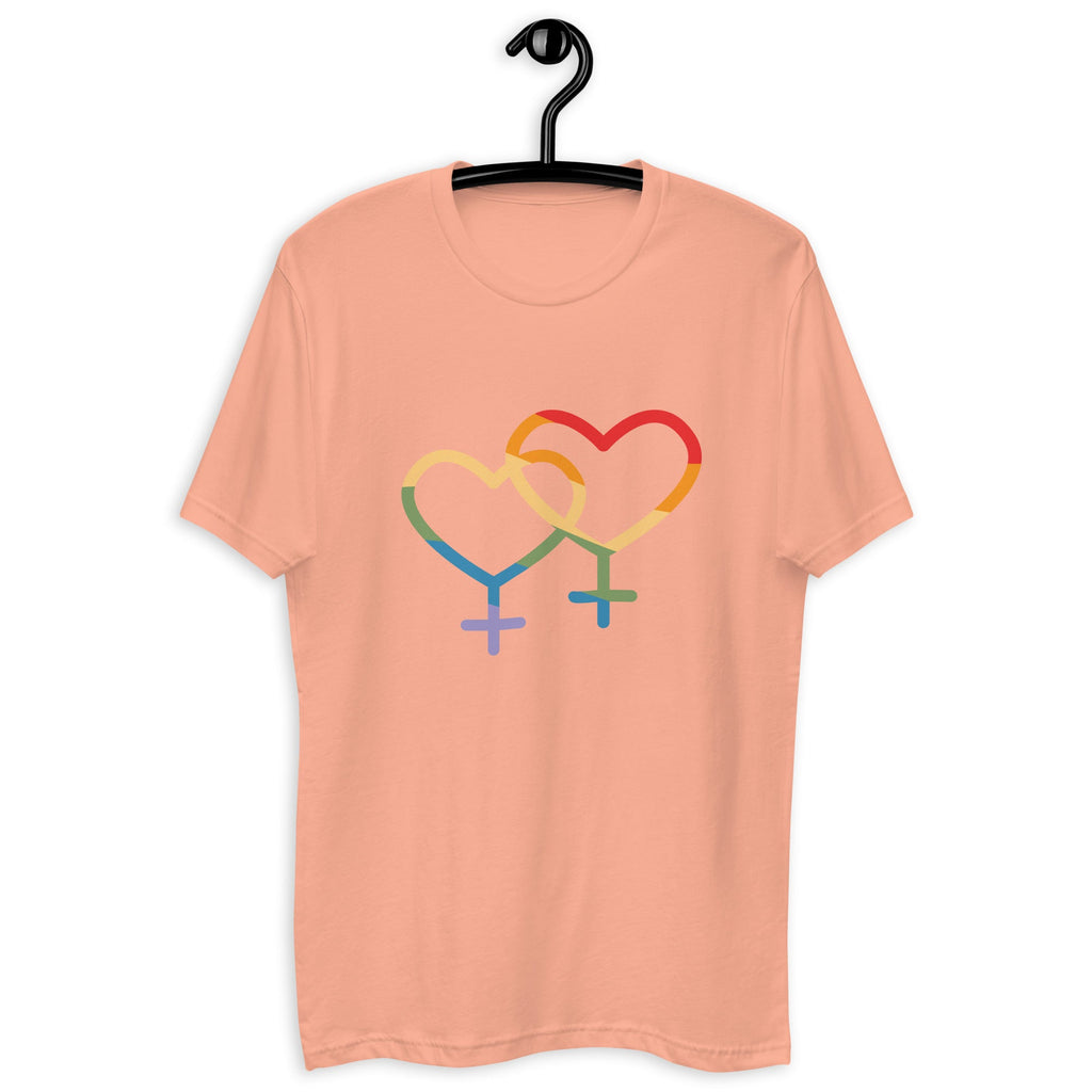 F4F Love Men's T-Shirt - Desert Pink - LGBTPride.com