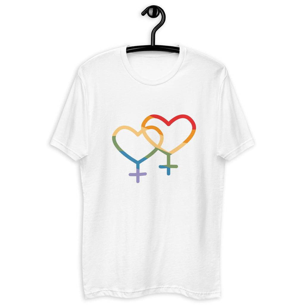 F4F Love Men's T-Shirt - White - LGBTPride.com