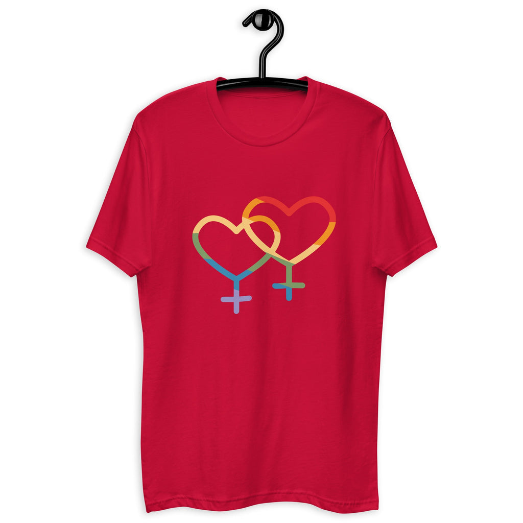 F4F Love Men's T-Shirt - Red - LGBTPride.com