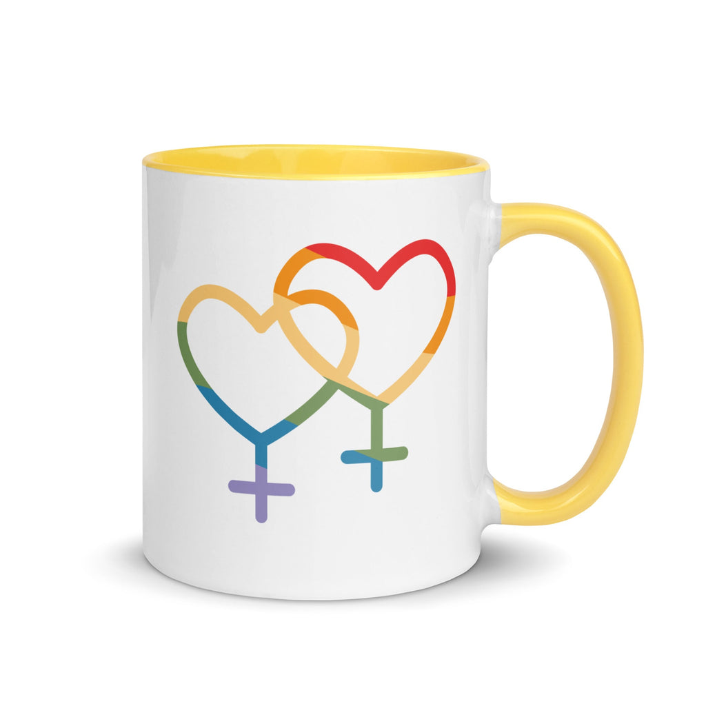 F4F Love Mug - Yellow - LGBTPride.com
