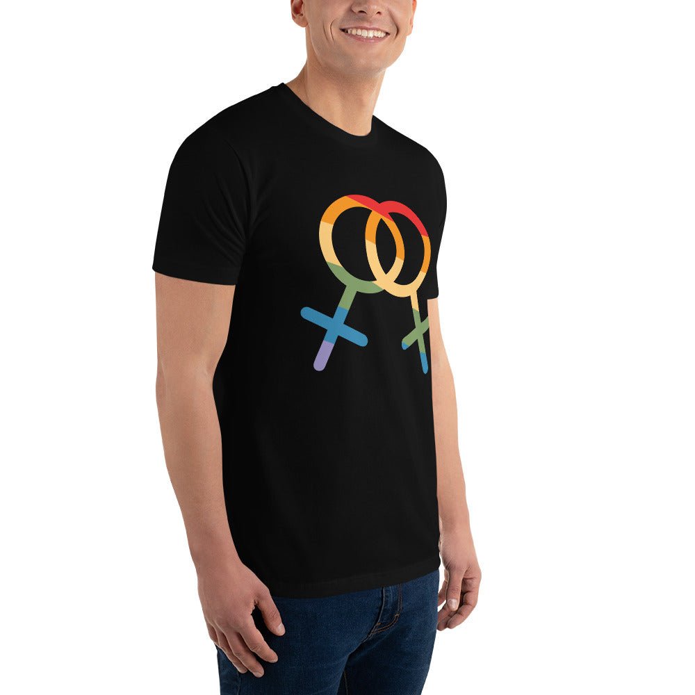 F4F Pride Men's T-Shirt - Black - LGBTPride.com
