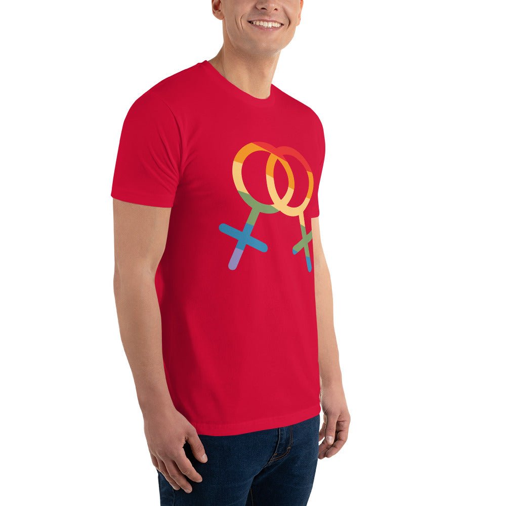 F4F Pride Men's T-Shirt - Midnight Navy - LGBTPride.com