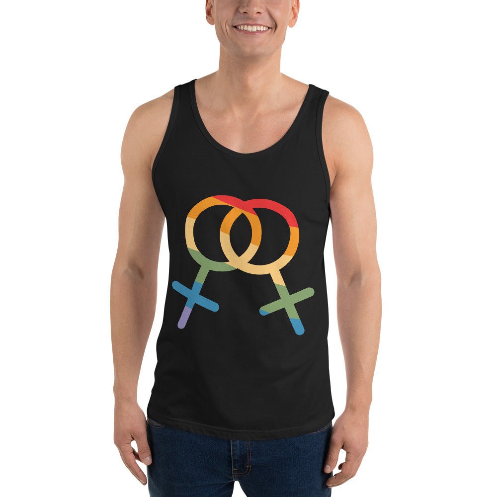 F4F Pride Men's Tank Top - Black - LGBTPride.com