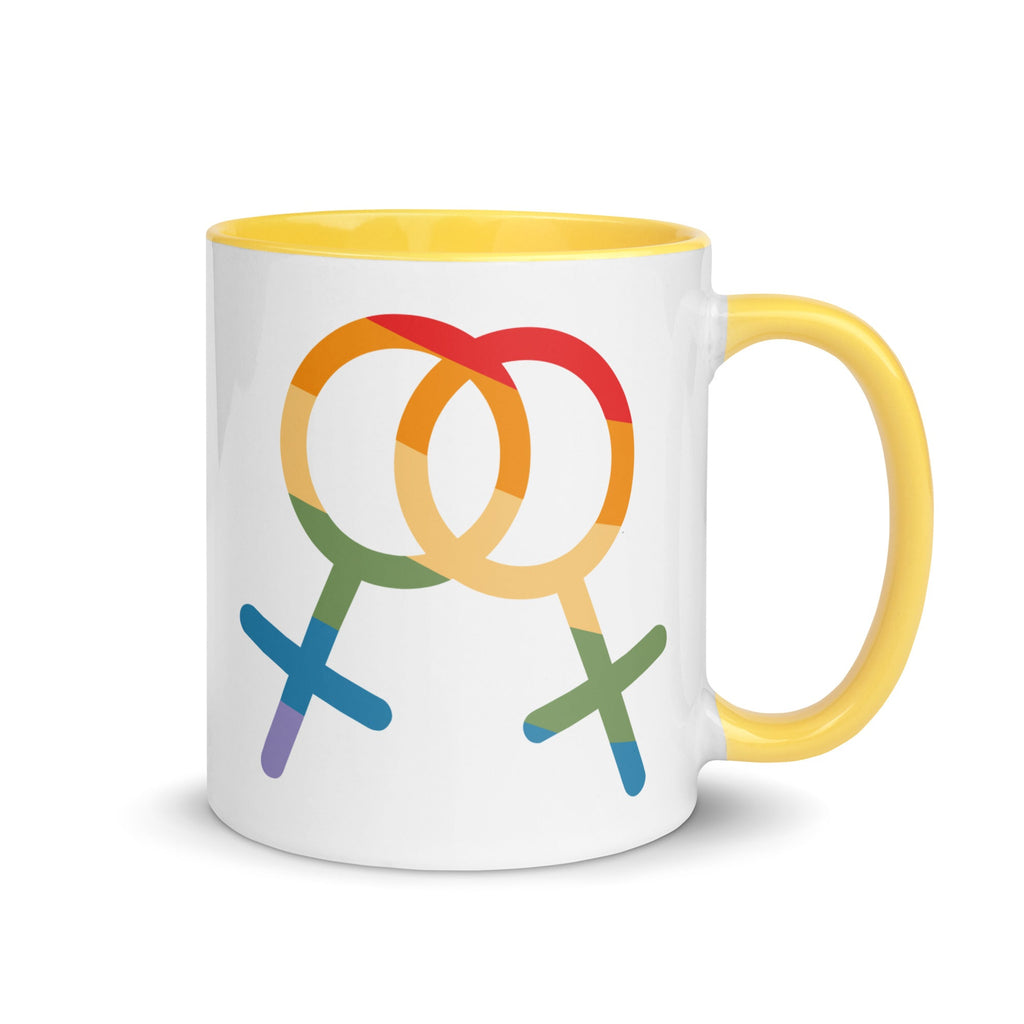 F4F Pride Mug - Yellow - LGBTPride.com
