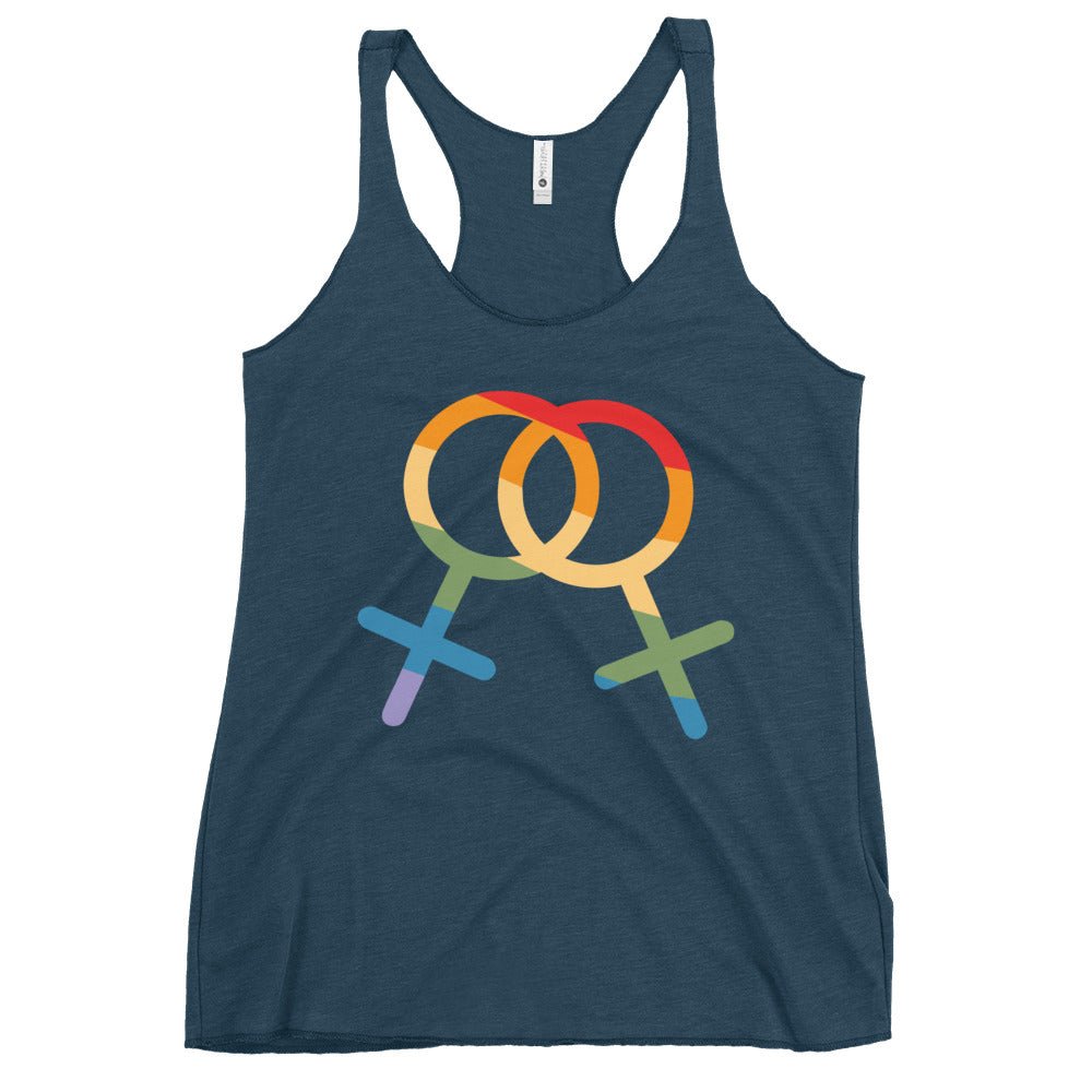 F4F Pride Women's Tank Top - Indigo - LGBTPride.com