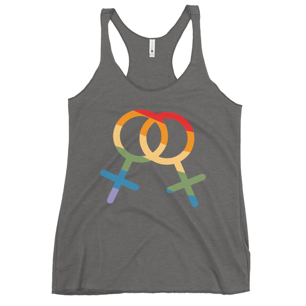 F4F Pride Women's Tank Top - Premium Heather - LGBTPride.com