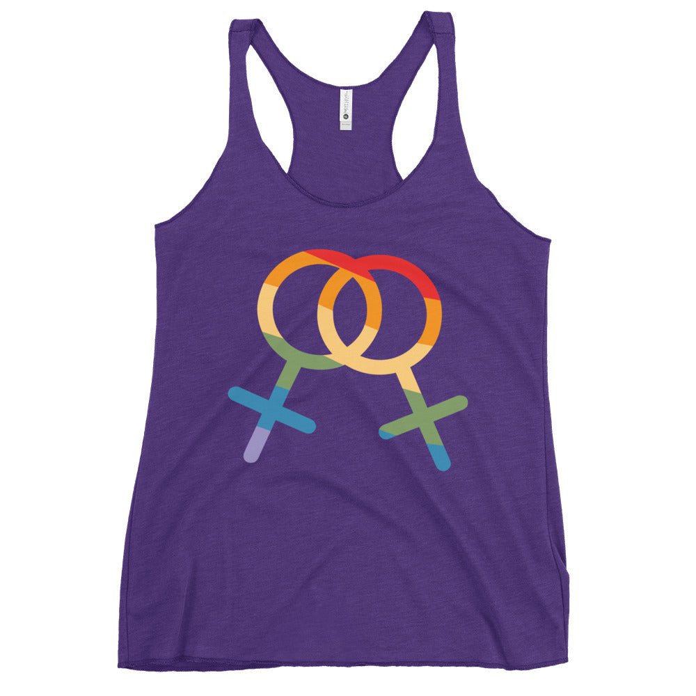 F4F Pride Women's Tank Top - Purple Rush - LGBTPride.com