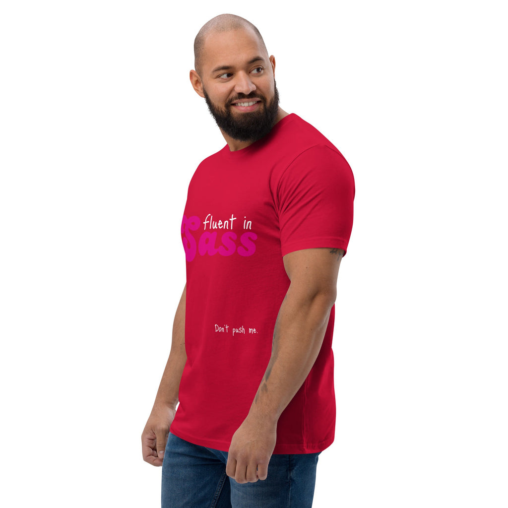Fluent in Sass Men's T-Shirt - Red - LGBTPride.com
