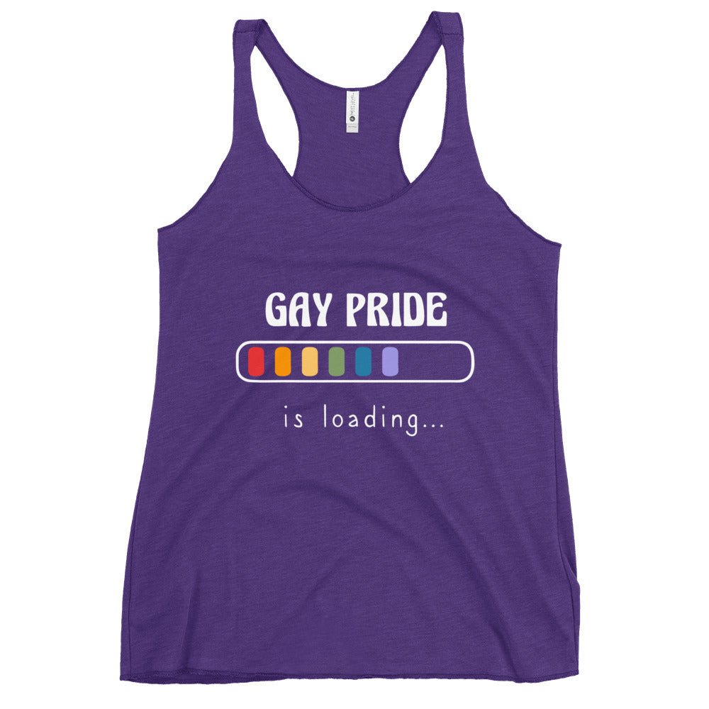 Gay Pride is Loading Women's Tank Top - Purple Rush - LGBTPride.com