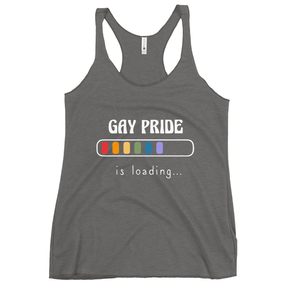 Gay Pride is Loading Women's Tank Top - Premium Heather - LGBTPride.com