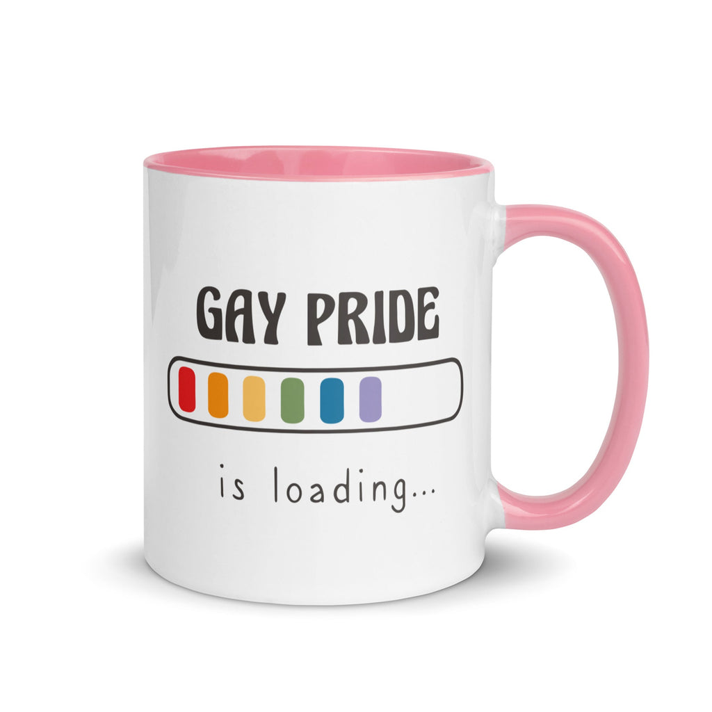 Gay Pride Loading Mug - Pink - LGBTPride.com
