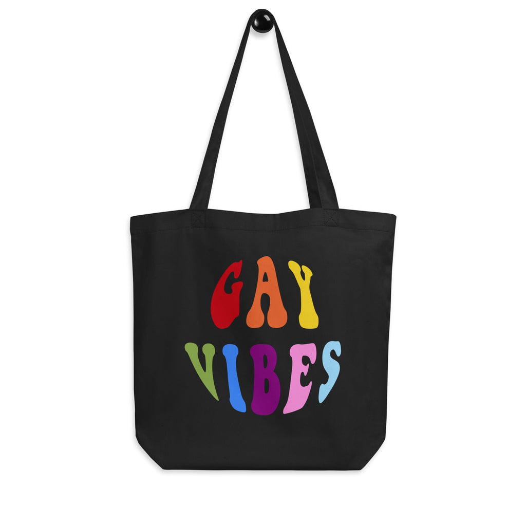 Gay Vibes - Eco Tote Bag - Black - LGBTPride.com