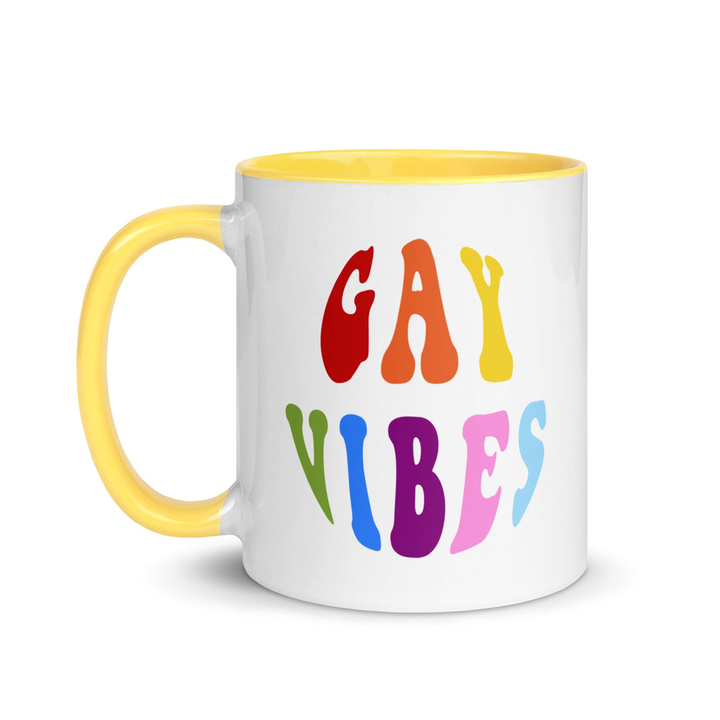 Gay Vibes Mug - Pink - LGBTPride.com