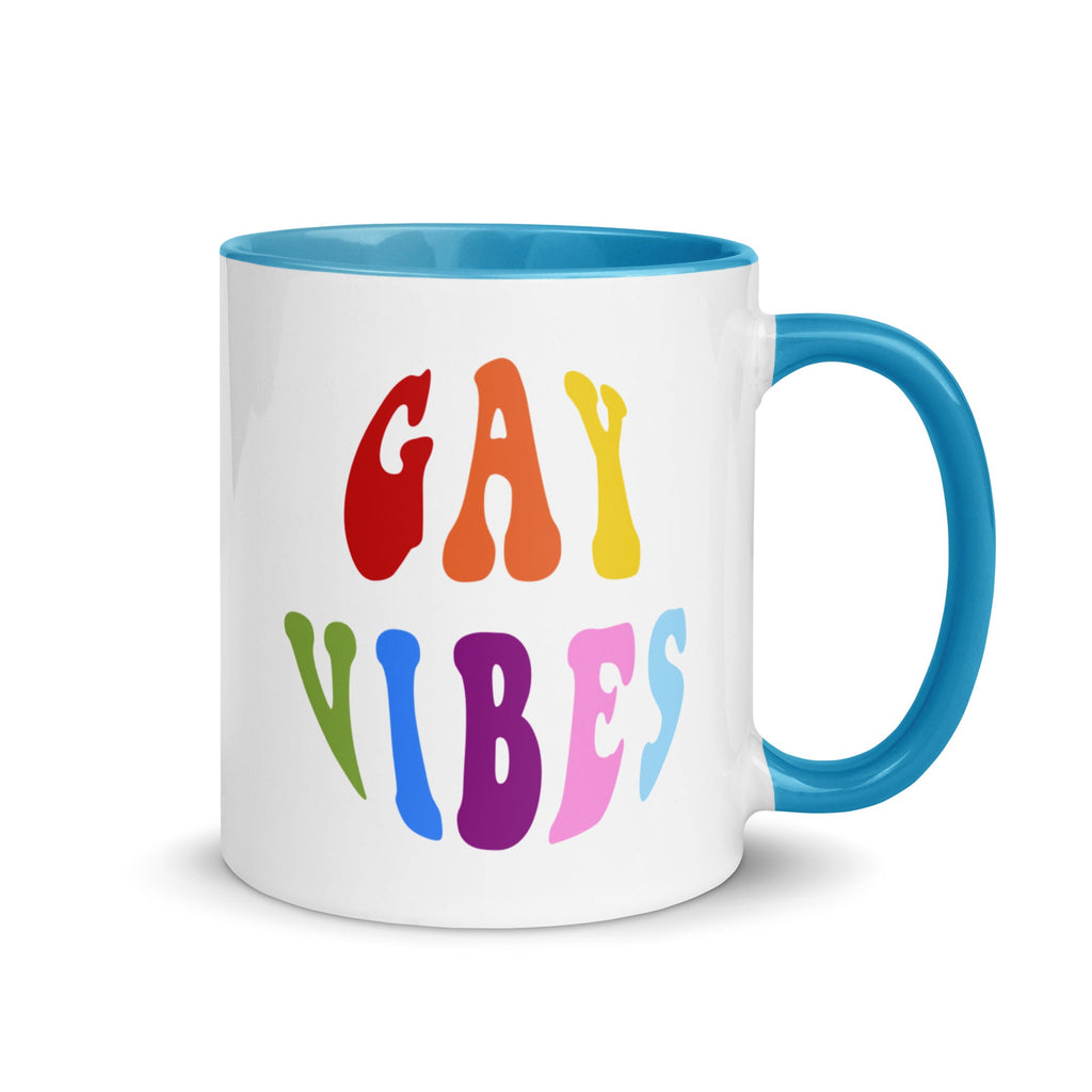 Gay Vibes Mug - Blue - LGBTPride.com
