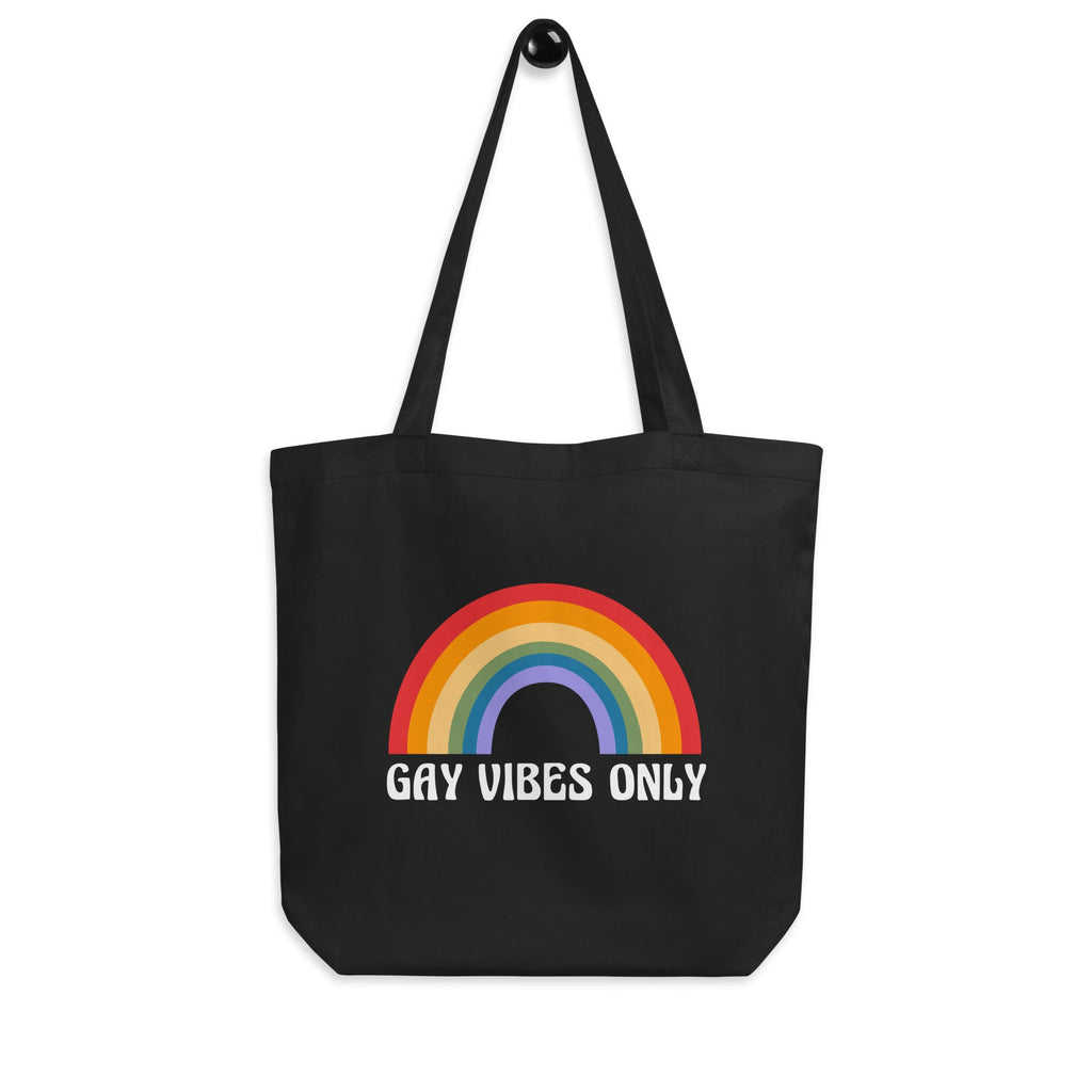 Gay Vibes Only - Eco Tote Bag - Black - LGBTPride.com