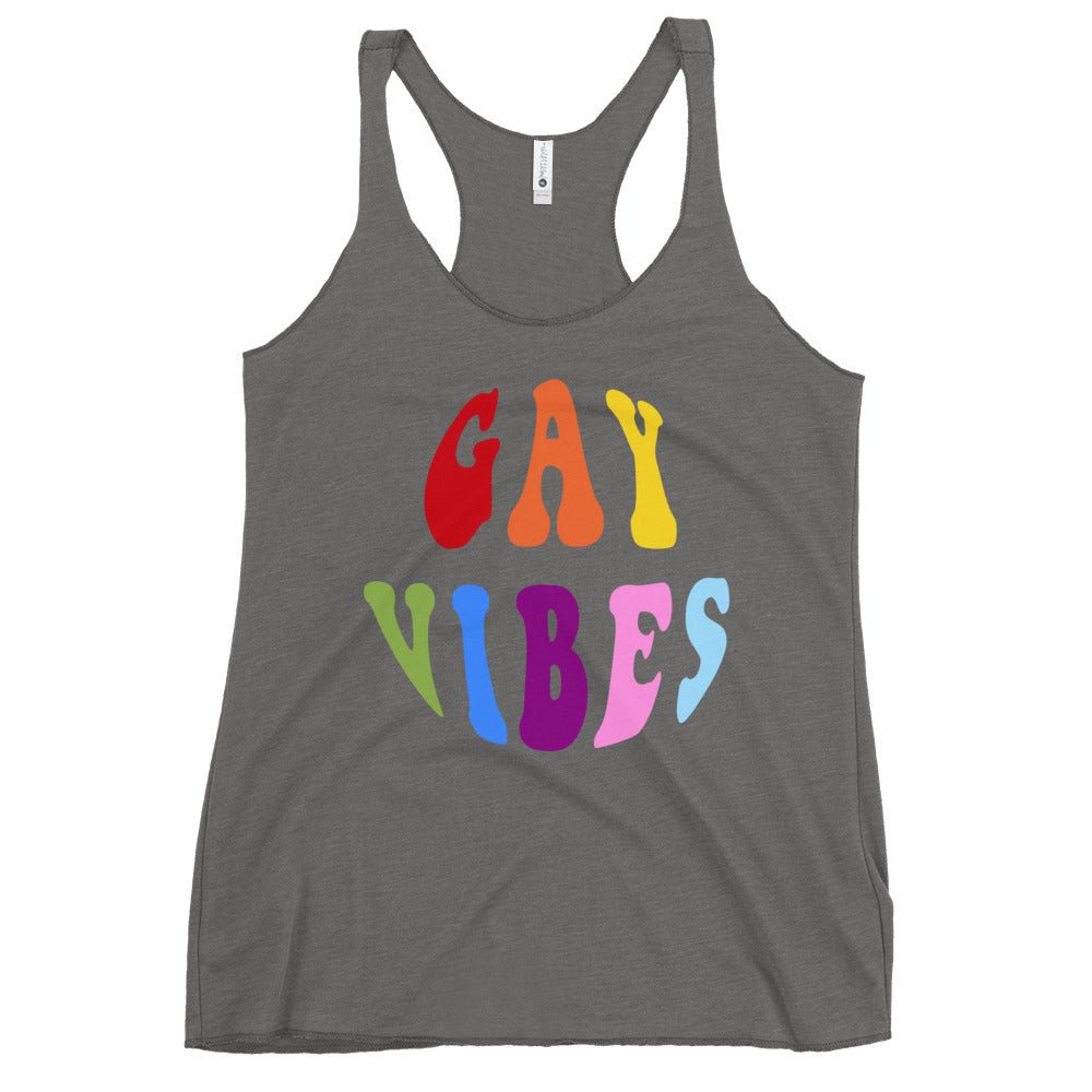 Gay Vibes Women's Tank Top - Premium Heather - LGBTPride.com