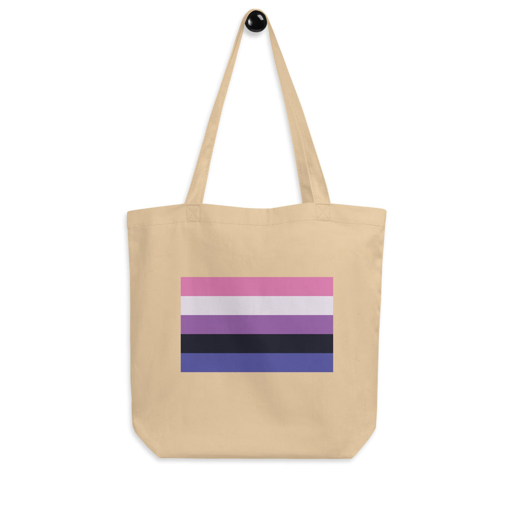 Genderfluid - Eco Tote Bag - Oyster - LGBTPride.com