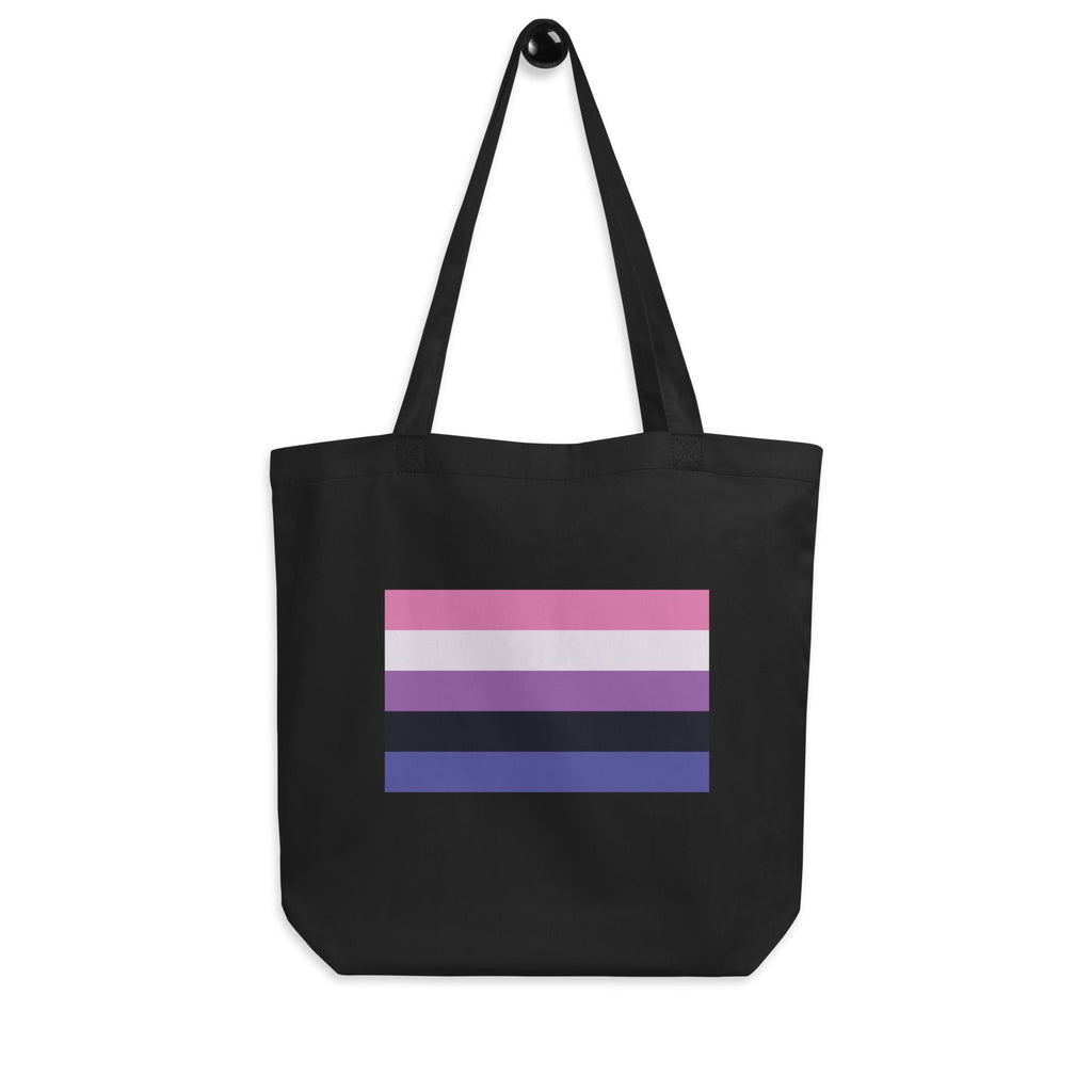 Genderfluid - Eco Tote Bag - Black - LGBTPride.com