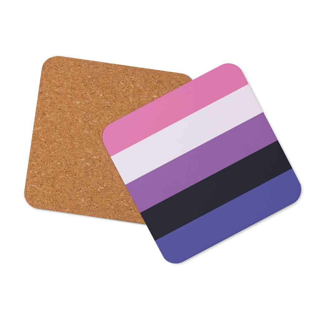 Genderfluid Pride Flag Coaster - LGBTPride.com