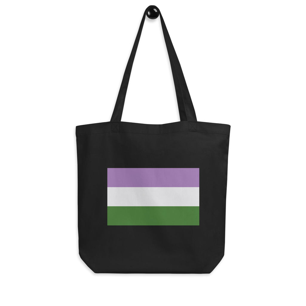 Genderqueer - Eco Tote Bag - Black - LGBTPride.com