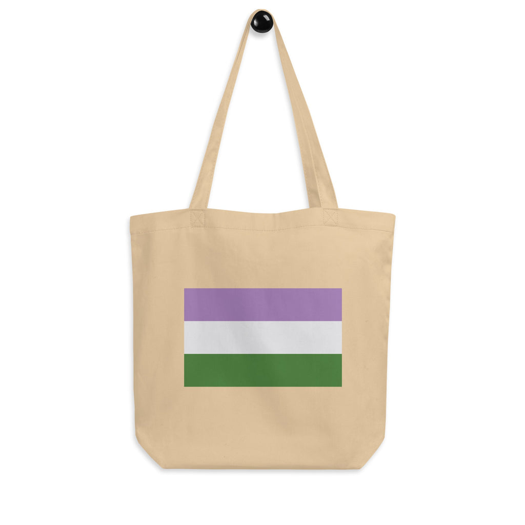 Genderqueer - Eco Tote Bag - Oyster - LGBTPride.com
