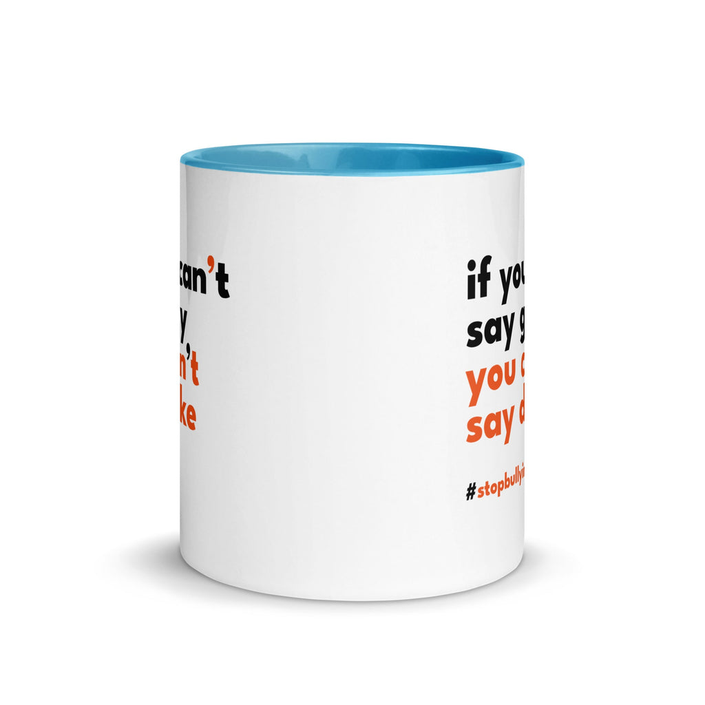 If You Can't Say Gay, You Can't Say Dyke Mug - Blue - LGBTPride.com