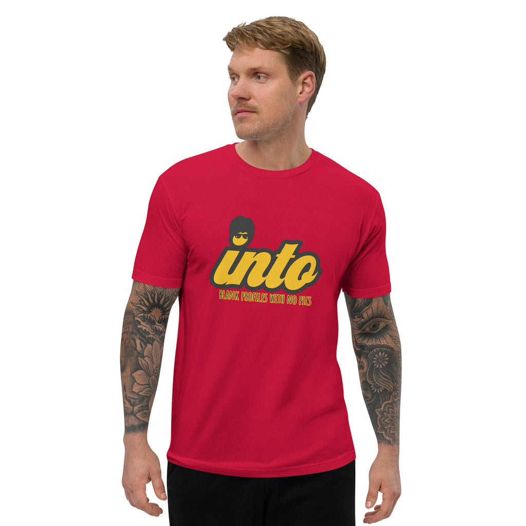 Into Blank Profiles with No Pics - T-Shirt - Red - LGBTPride.com