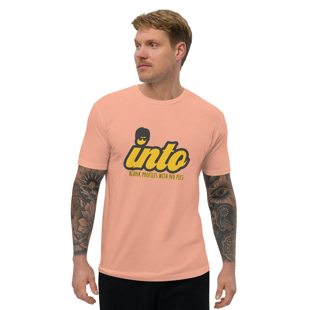 Into Blank Profiles with No Pics - T-Shirt - Desert Pink - LGBTPride.com