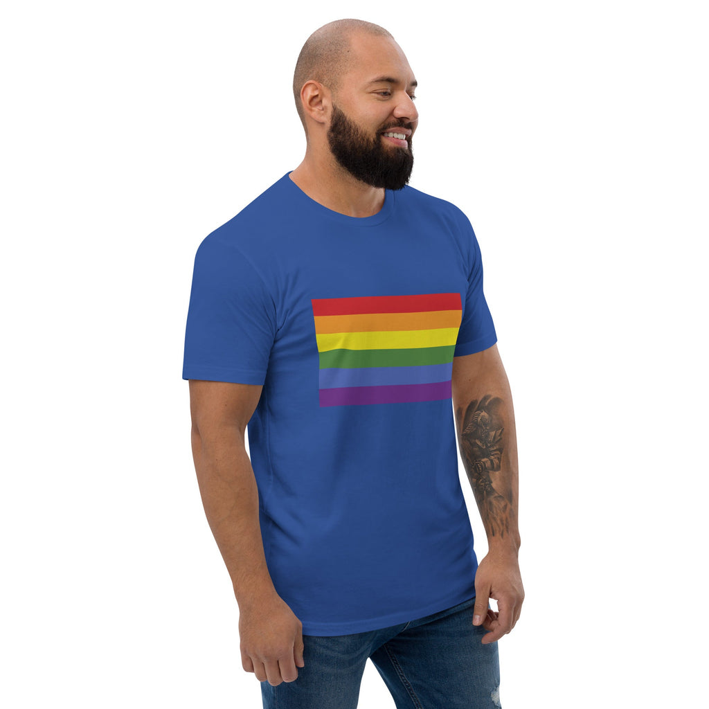 LGBT Pride Flag Men's T-shirt - Red - LGBTPride.com