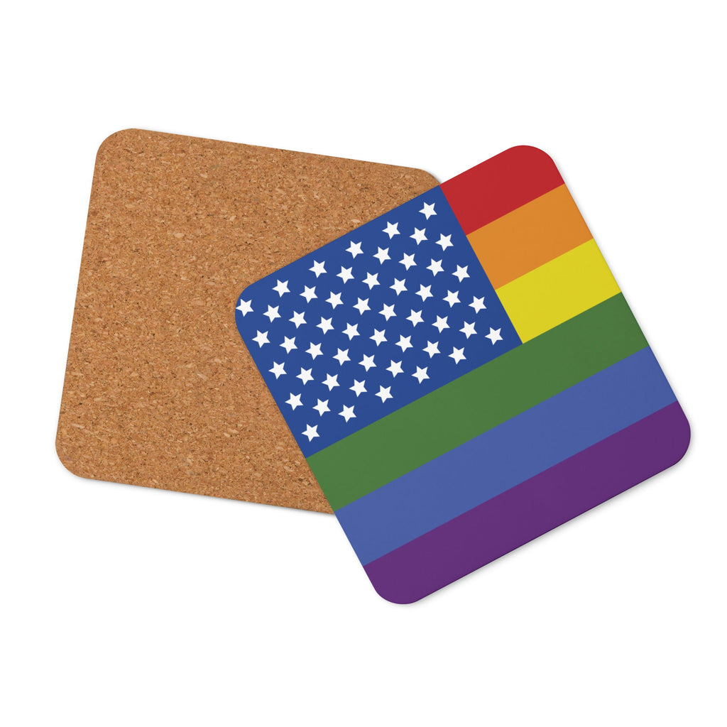 LGBT USA Pride Flag Coaster - LGBTPride.com