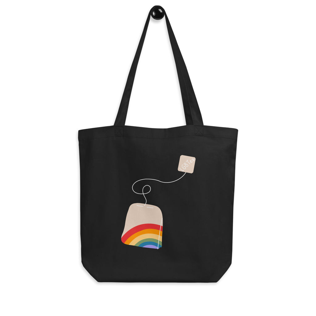 LGBTea - Eco Tote Bag - Black - LGBTPride.com