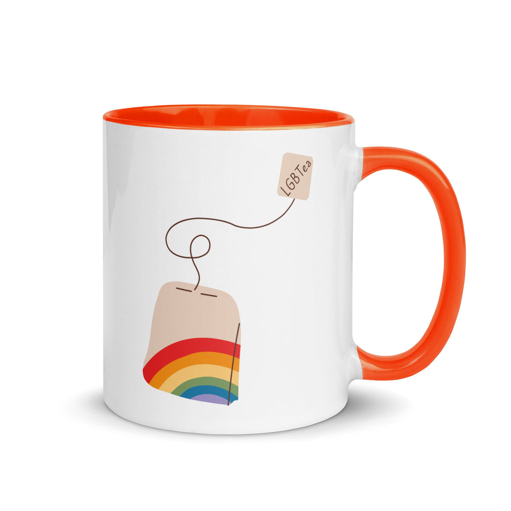 LGBTea Mug - Orange - LGBTPride.com