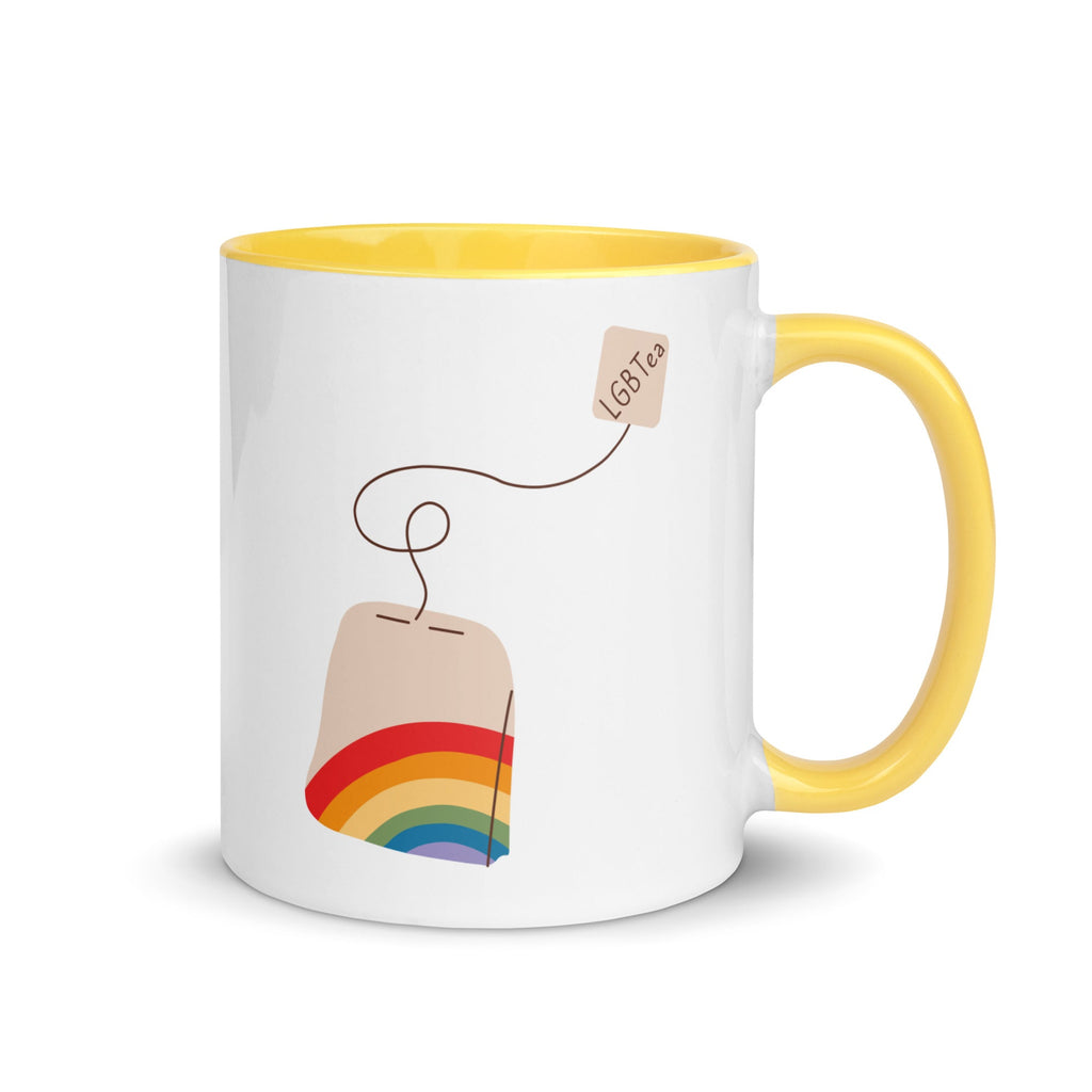 LGBTea Mug - Yellow - LGBTPride.com