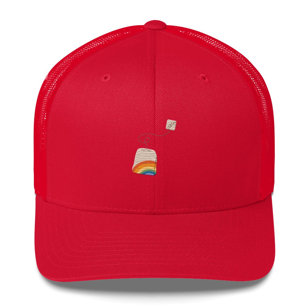 LGBTea Trucker Hat - Red - LGBTPride.com