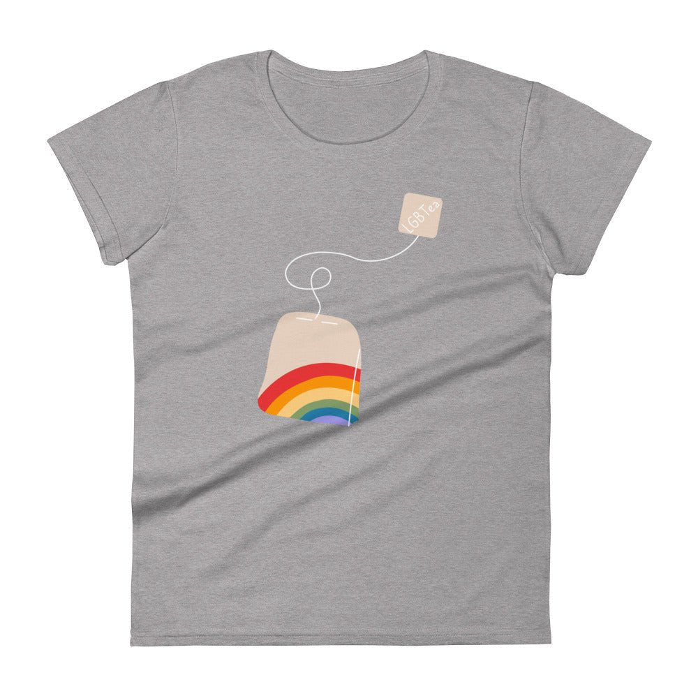 LGBTea Women's T-Shirt - Heather Grey - LGBTPride.com