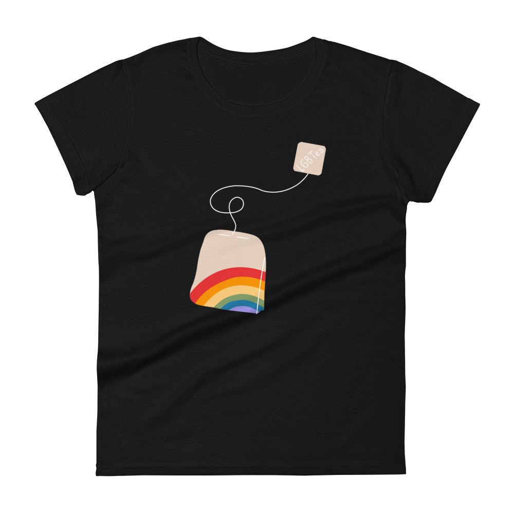 LGBTea Women's T-Shirt - Black - LGBTPride.com