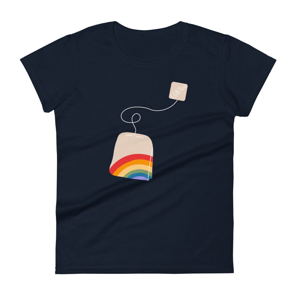 LGBTea Women's T-Shirt - Navy - LGBTPride.com